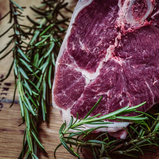 fresh protein-rich meat