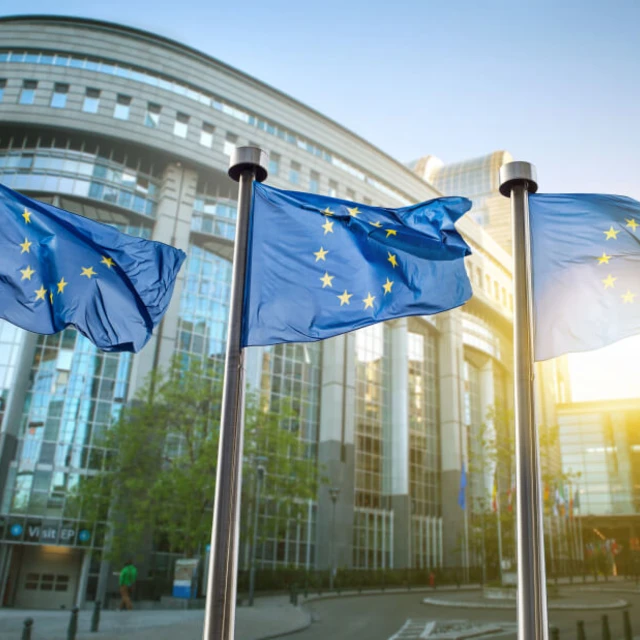 EU Regulations flags brussels