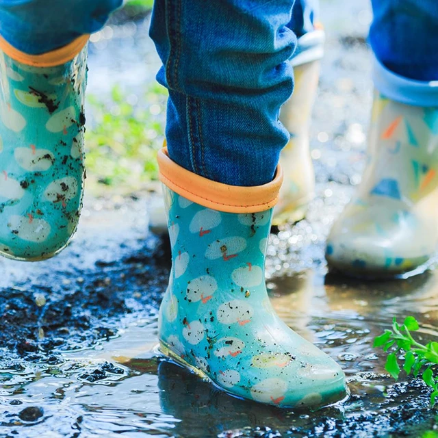 Kids enjoying in mud