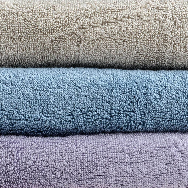 Towels stacked