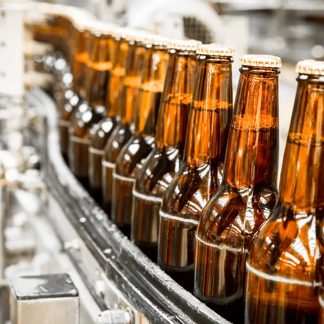 Optimized brewing process in beer production facility