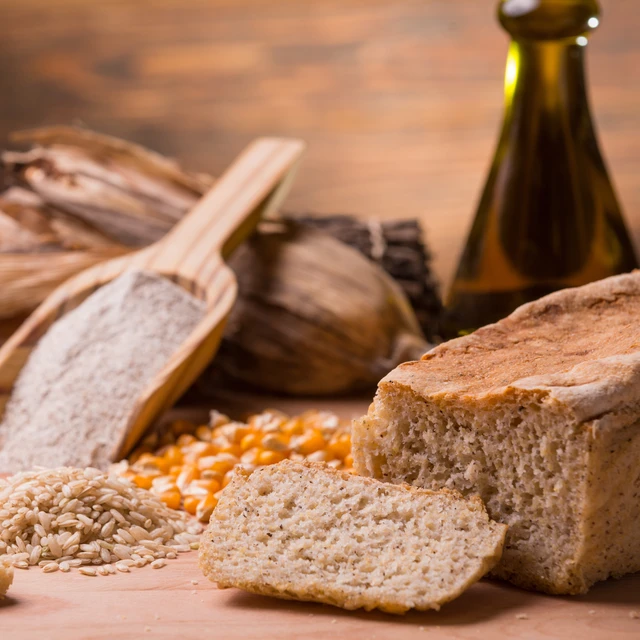 A picture of gluten-free bread made from corn and rice