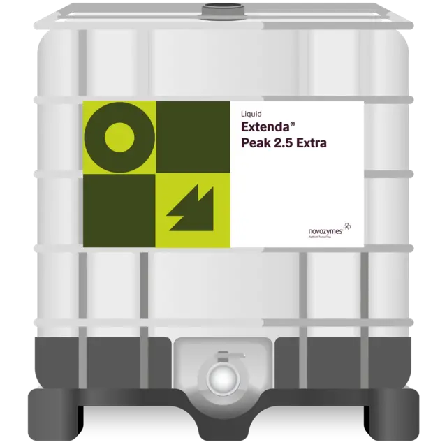 Novozymes Starch product Extenda Peak 2.5 Extra package 