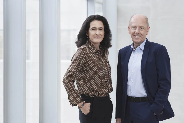 CEO Ester Baiget and Chairman Joergen Rasmussen