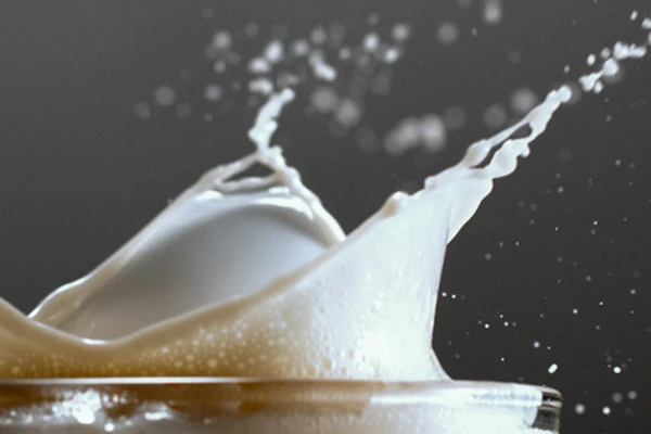 Oat milk splash