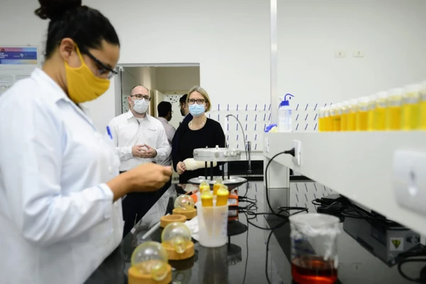 Zymer in refining lab