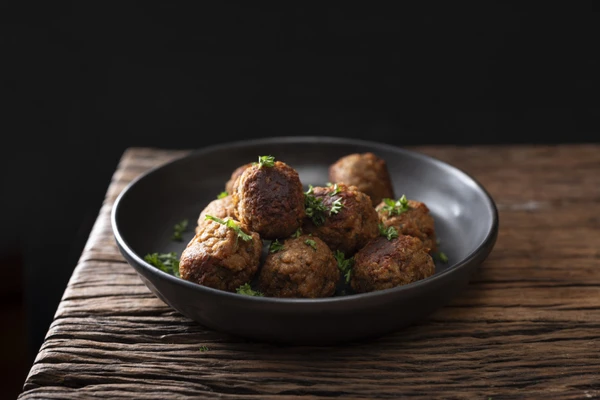More flavor in plant meat balls
