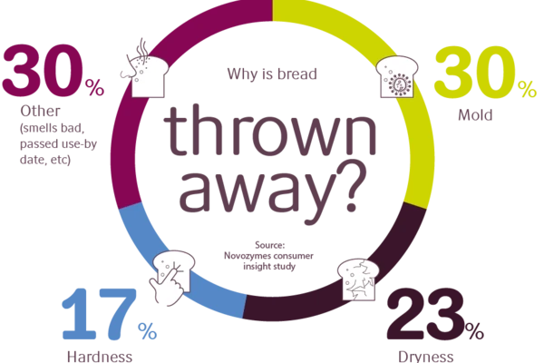 Bread waste infographic