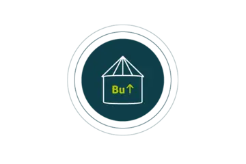 increase BU icon in a house